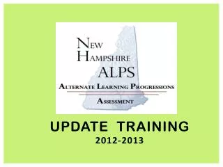 Update Training 2012-2013
