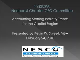 NYSSCPA: Northeast Chapter CFO Committee