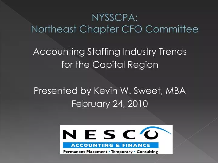nysscpa northeast chapter cfo committee