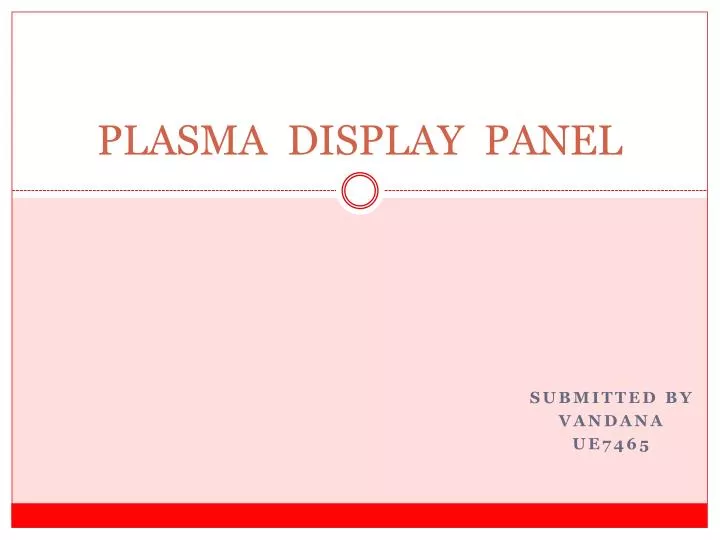 plasma display panel