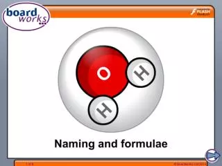 Naming simple compounds