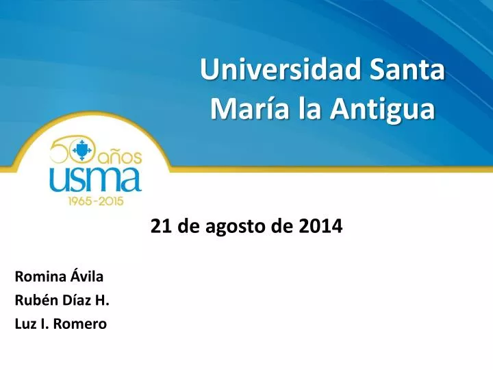 universidad santa mar a la antigua