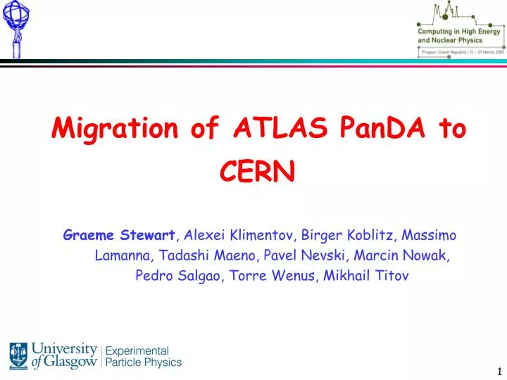 migration of atlas panda to cern