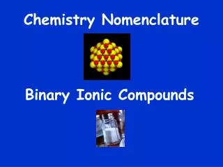 chemistry nomenclature