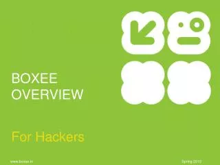BOXEE OVERVIEW