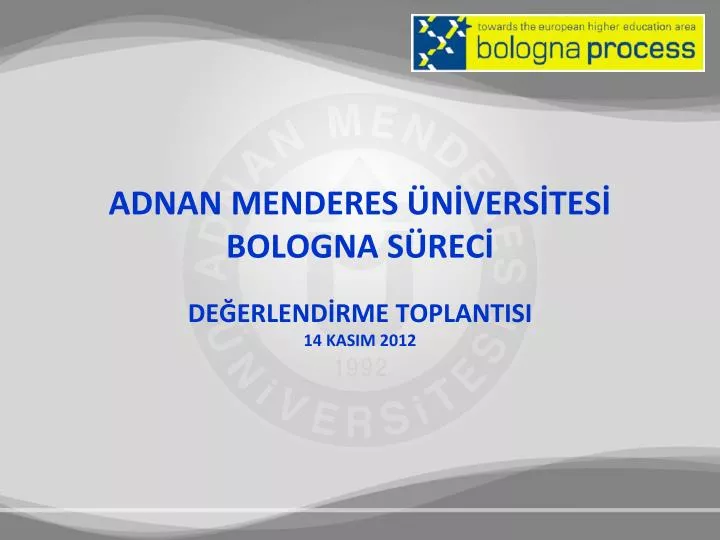 adnan menderes n vers tes bologna s rec de erlend rme toplantisi 14 kasim 2012