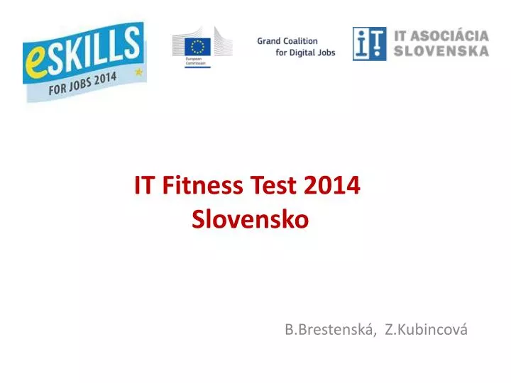 it fitness test 2014 slovensko