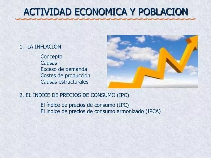 actividad economica y poblacion