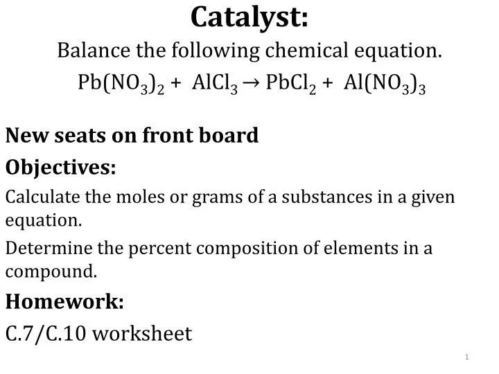 catalyst
