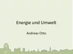Energie und Umwelt - slide 1