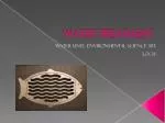 WATER TREATMENT - slide 1