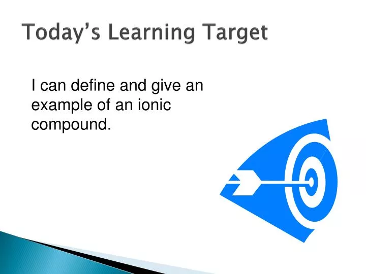 today s learning target