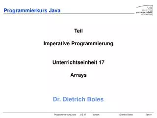 programmierkurs java