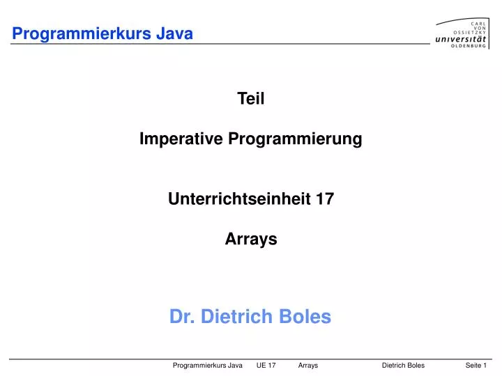 programmierkurs java