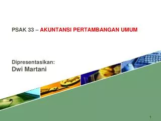 psak 3 3 akuntansi pertambangan umum