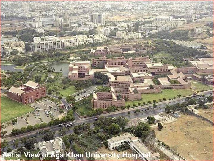 Aerial View Of Aga Khan University