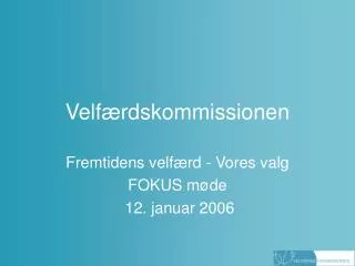 velf rdskommissionen