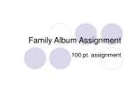Family Album Assignment - slide 1
