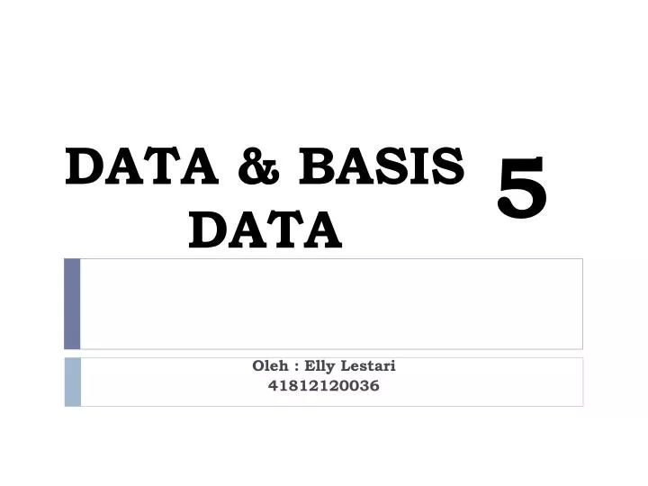data basis data