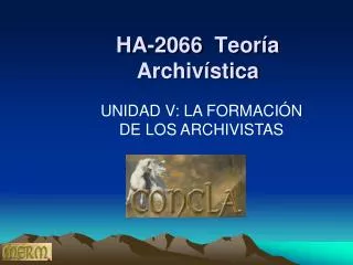 ha 2066 teor a archiv stica