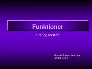 funktioner
