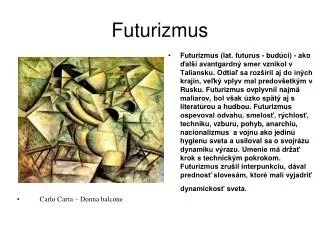 futurizmus