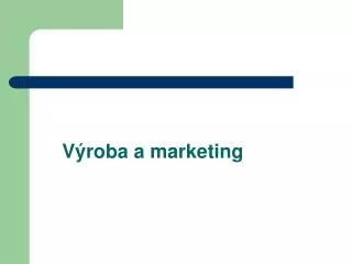 v roba a marketing