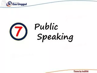 PPT - PUBLIC SPEAKING PowerPoint Presentation, Free Download - ID:3156554