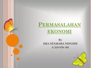 Permasalahan ekonomi