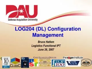 LOG204 (DL) Configuration Management