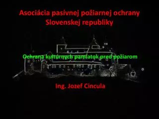 asoci cia pas vnej po iarnej ochrany slovenskej republiky