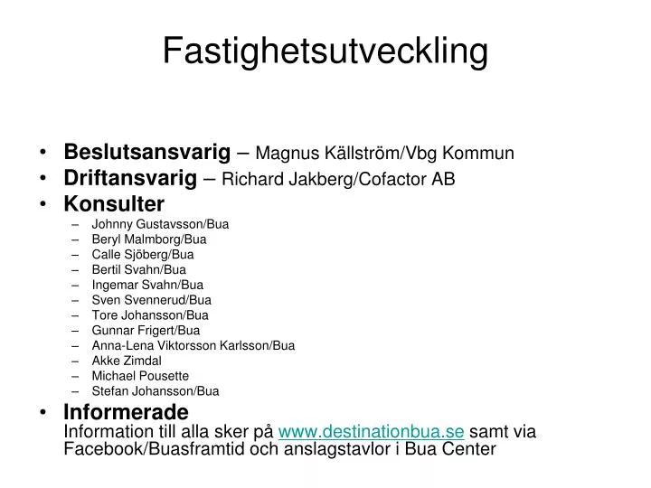 fastighetsutveckling