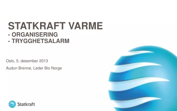 statkraft varme organisering trygghetsalarm