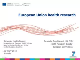 European Union health research
