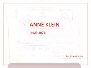 ANNE KLEIN (1923-1978)