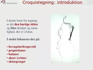 croquistegning introduktion