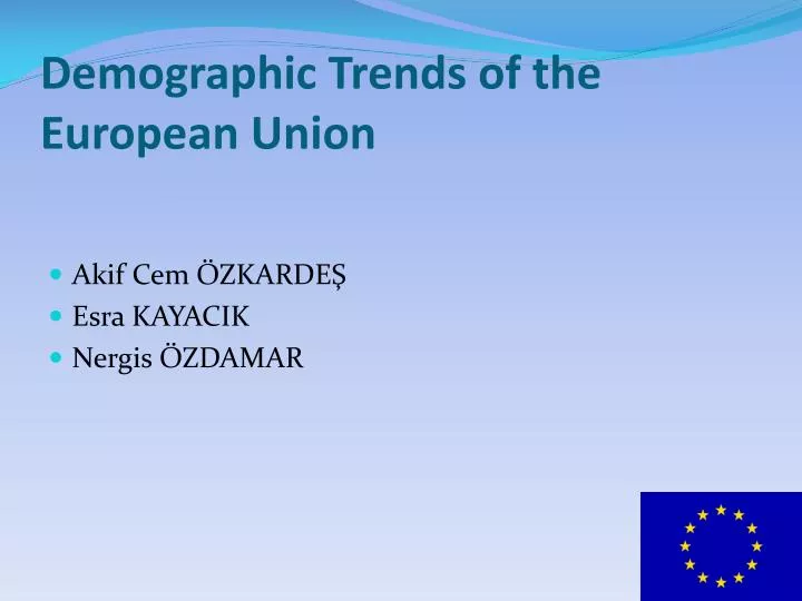 demographic trends of the european union