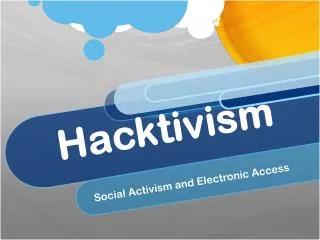 Hacktivism