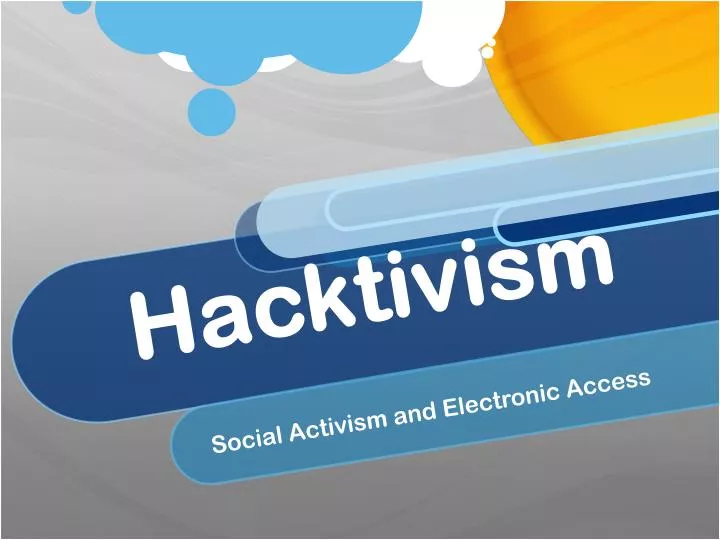 hacktivism