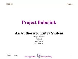 Project Bobolink