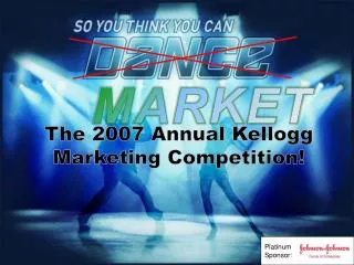 The 2007 Annual Kellogg Marketing Competition!