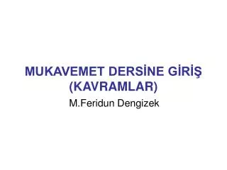 mukavemet ders ne g r kavramlar