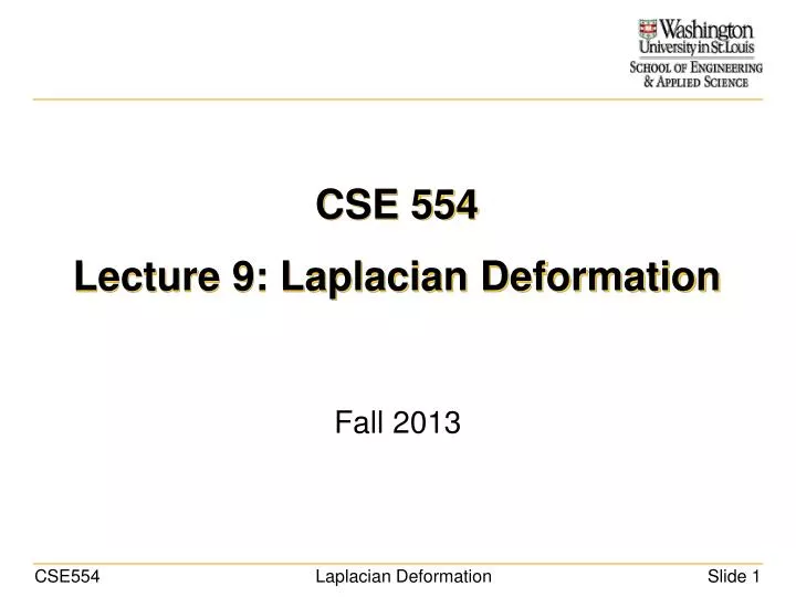 cse 554 lecture 9 laplacian deformation
