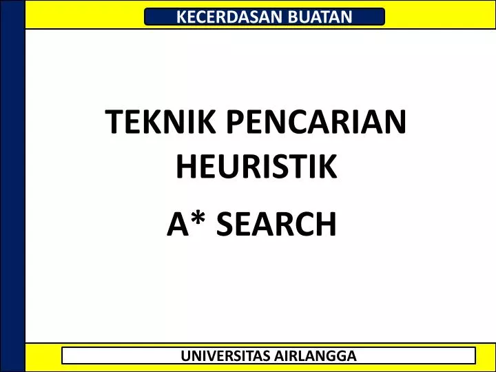 teknik pencarian heuristik