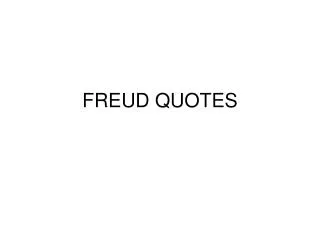 freud quotes