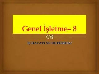genel letme 8