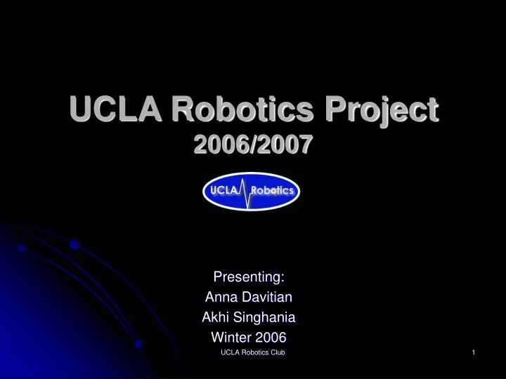 ucla robotics project 2006 2007