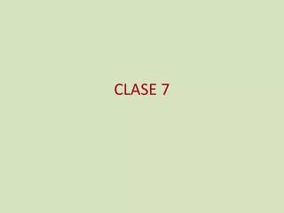 clase 7