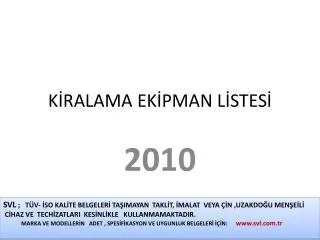 k ralama ek pman l stes