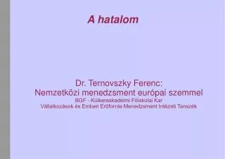 a hatalom